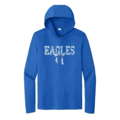 Eagles Bow UV Performance Long Sleeve Hooded Tee