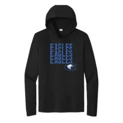 Stacked Eagles UV Performance Long Sleeve Hooded Tee
